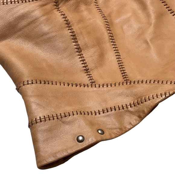 Harley Davidson Leather Halter Top - Picture 4 of 9